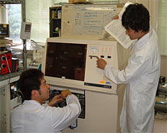 They are Estimating the Slight Differences in the Molarity Using Isotope Ratio Mass Spectrometer.